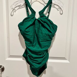 Miraclesuit Green One Piece Swimsuit
